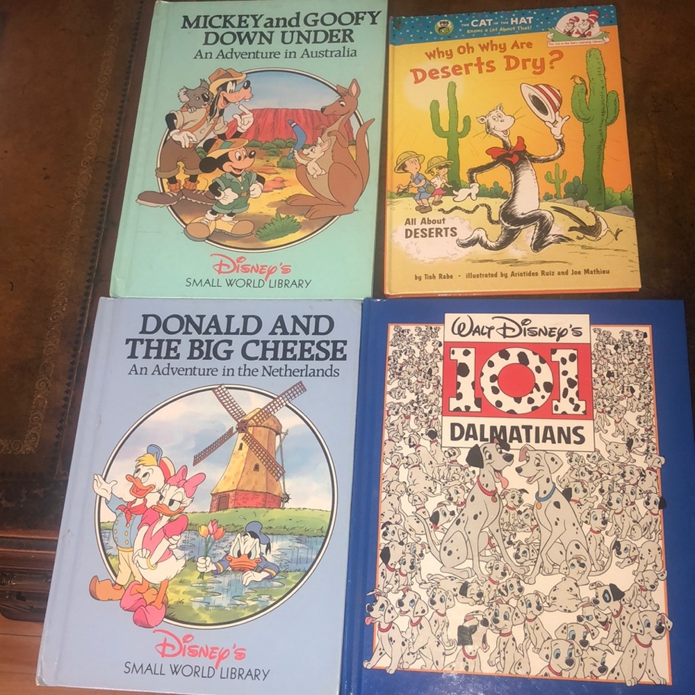 Classic 5 Kids books, EUC,hard cover,so fun,learn